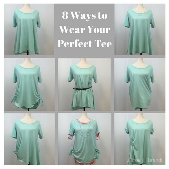 ❤️2 for 12❤️LuLu Roe Comfy Perfect T Shirt NWT - Picture 4 of 4